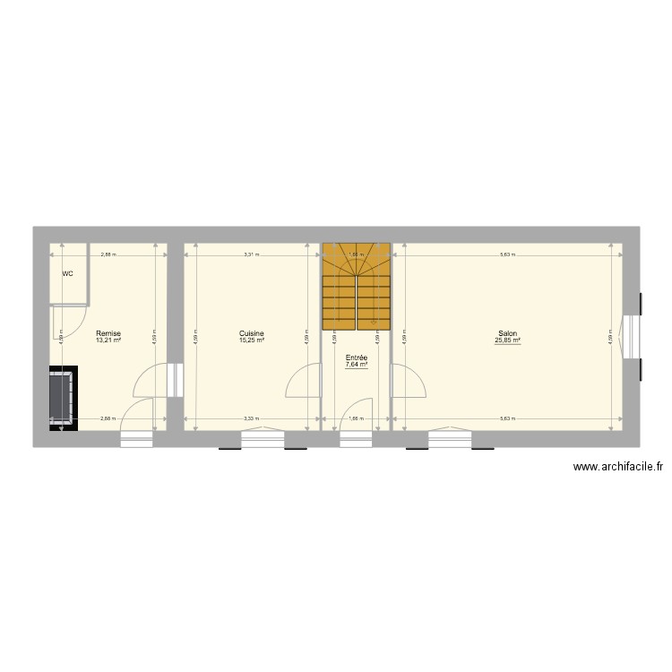 Night1. Plan de 0 pièce et 0 m2