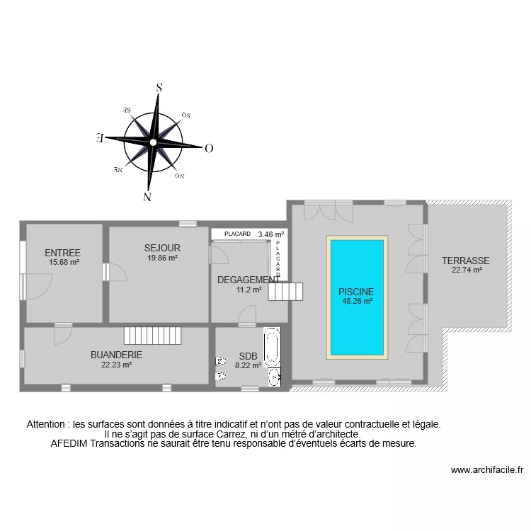 BI 4958 SS SOL. Plan de 