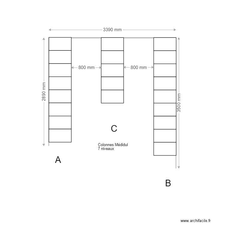 Clinique Tivoli. Plan de 0 pièce et 0 m2