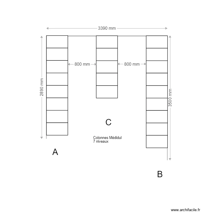 Clinique Tivoli. Plan de 