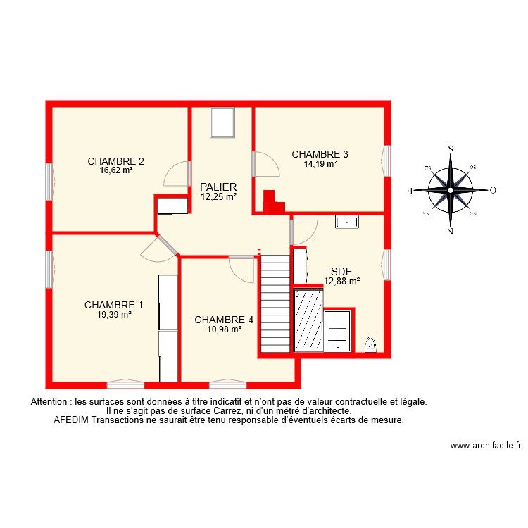 BI 7212 ETAGE bis. Plan de 0 pièce et 0 m2