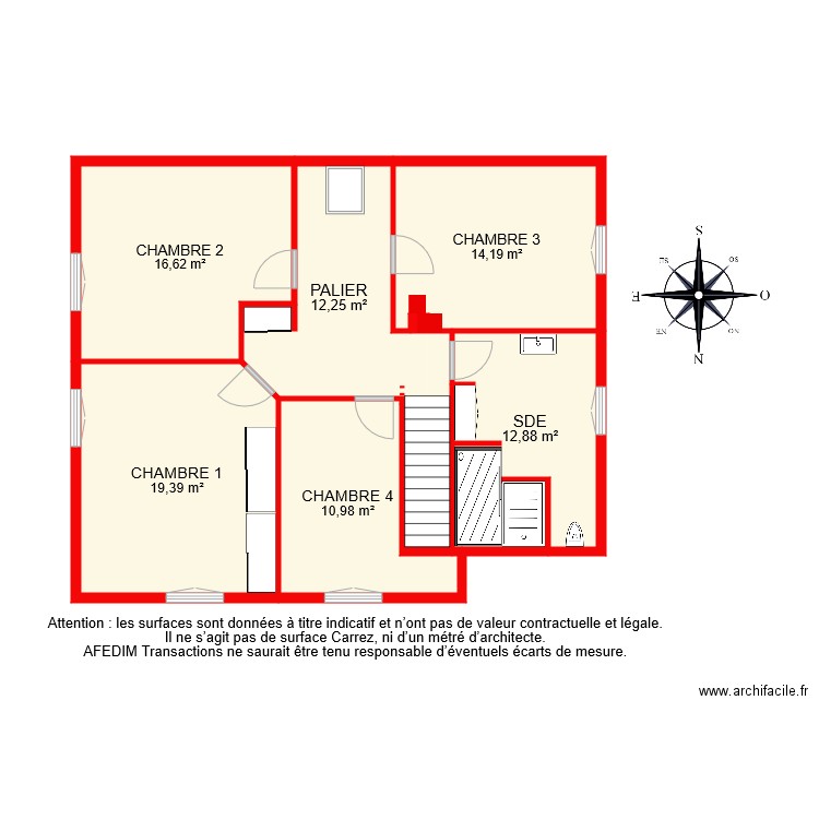 BI 7212 ETAGE bis. Plan de 0 pièce et 0 m2