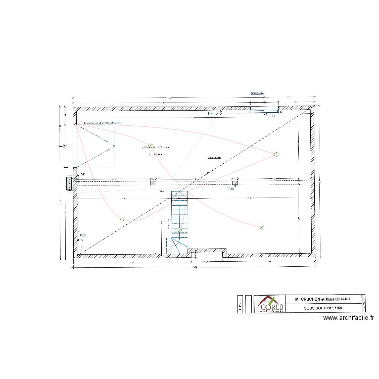 CRUCHON. Plan de 0 pièce et 0 m2