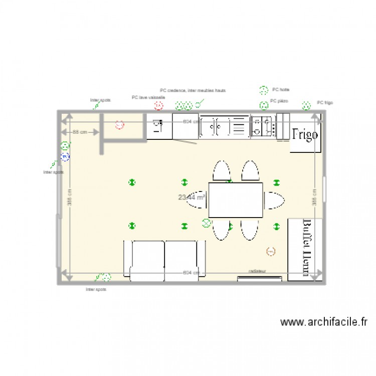 lacassie 2. Plan de 0 pièce et 0 m2