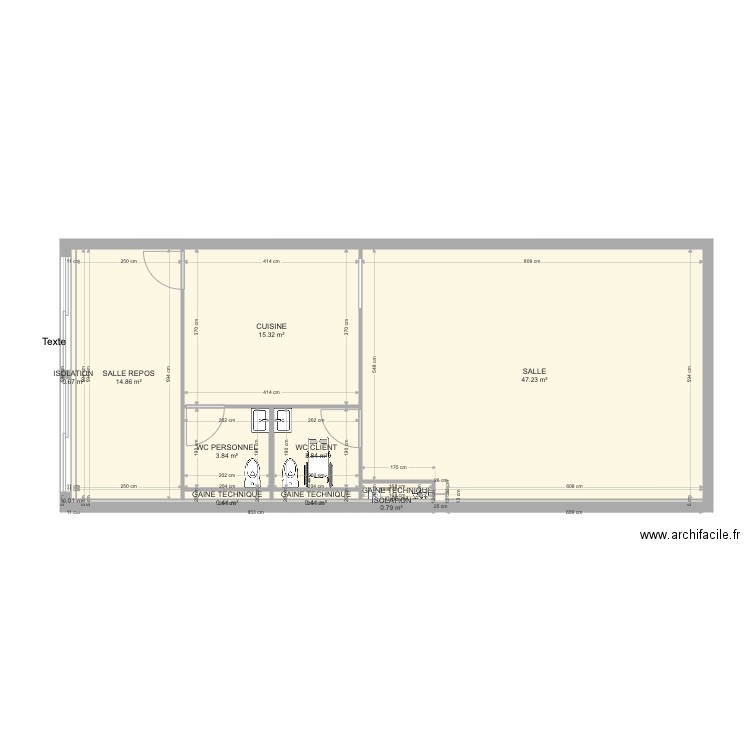 TONG Restau Entraigues. Plan de 0 pièce et 0 m2