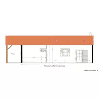 Fa&ccedil;ade arri&egrave;re pavillon de chasse