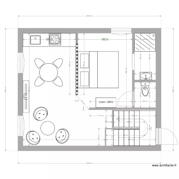 Loft XL. Plan de 