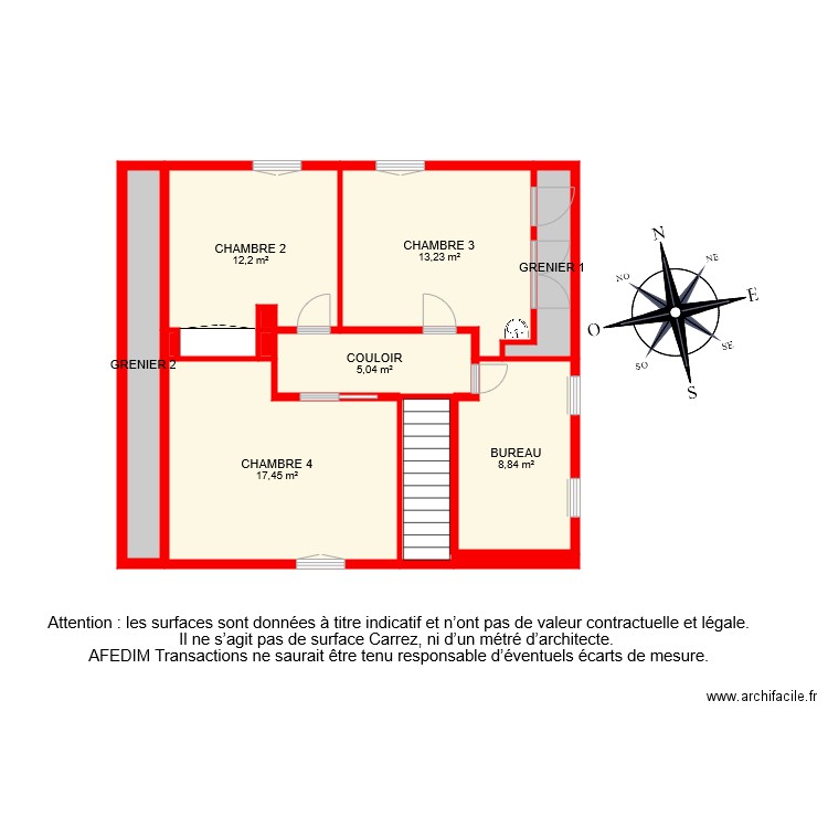 BI 6427 ETAGE EF. Plan de 0 pièce et 0 m2