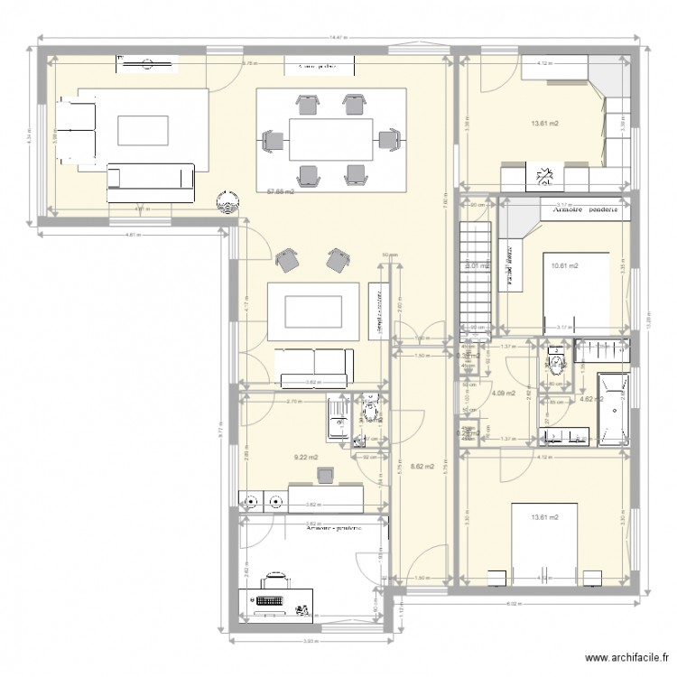 verdun RDC d. Plan de 0 pièce et 0 m2