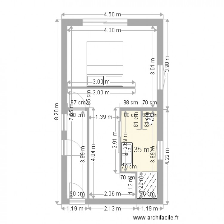 suite8. Plan de 0 pièce et 0 m2