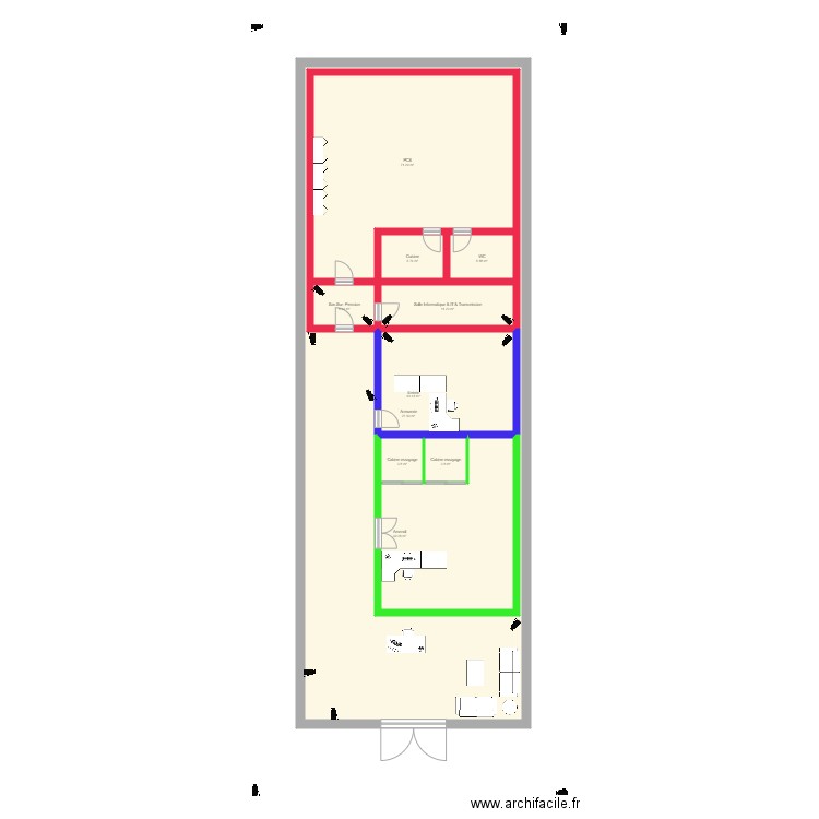 PCS 2. Plan de 0 pièce et 0 m2