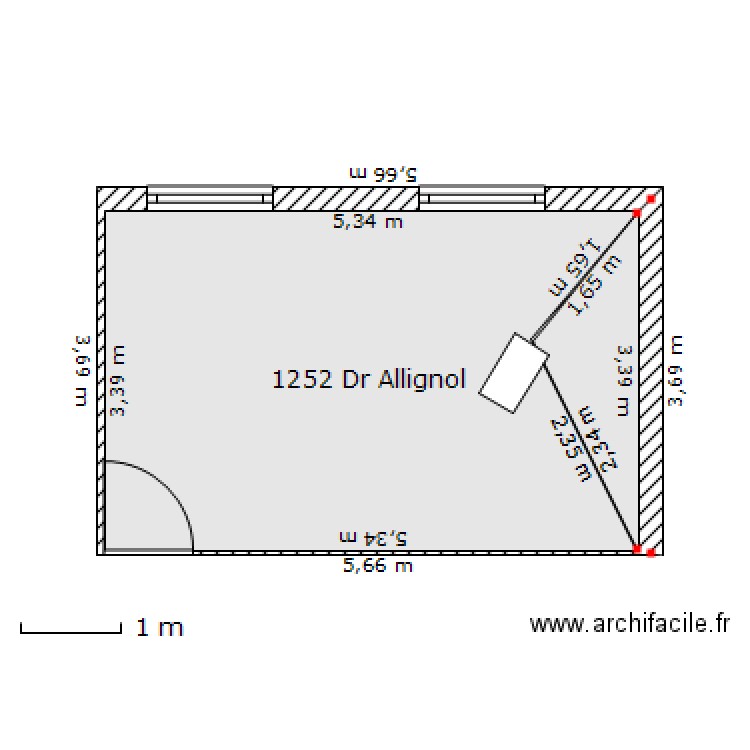 1252 Dr Allignol. Plan de 0 pièce et 0 m2