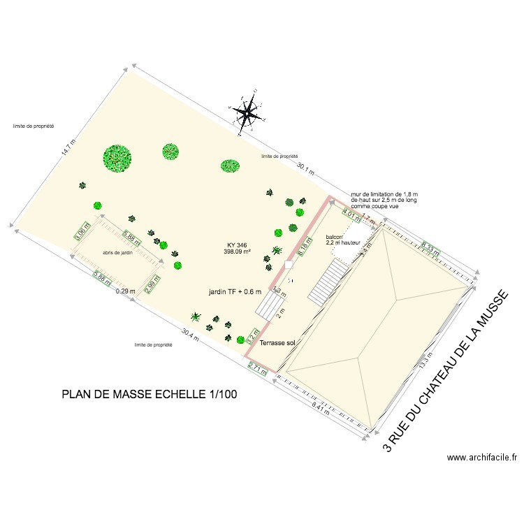 KY 346  AVANT PROJET. Plan de 0 pièce et 0 m2