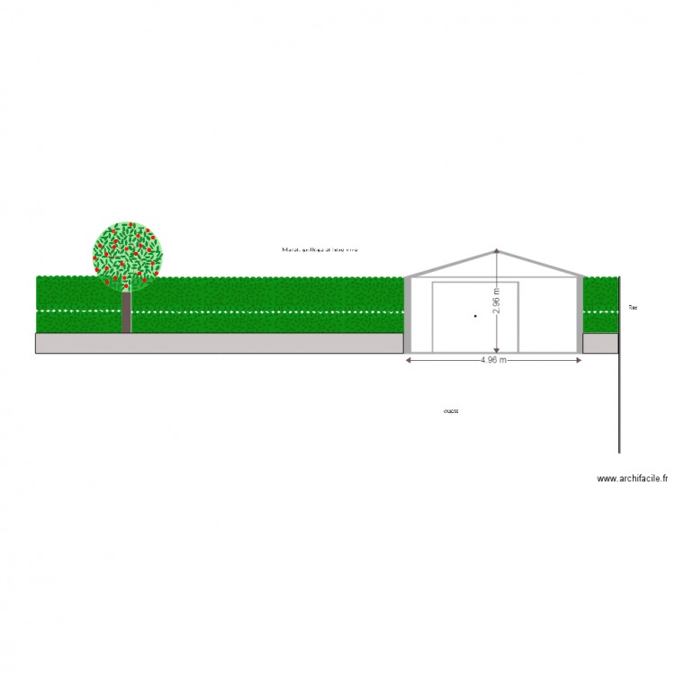 PAYSAGE Plan de coupe. Plan de 0 pièce et 0 m2