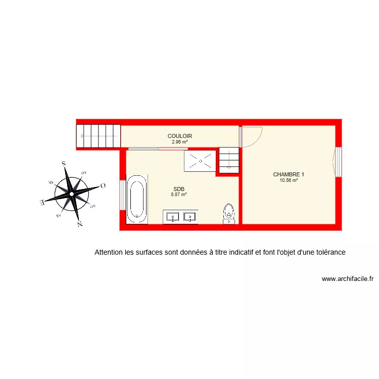 BI 6368 1 ER ETAGE MARIAM. Plan de 