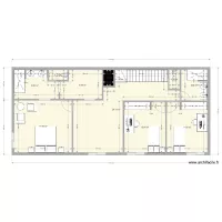 thibault valentine elne plan &eacute;tage escalier un quart tournant hautavec cotations