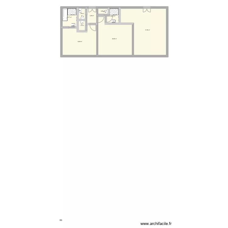 maison portugal. Plan de 9  et 81 m²