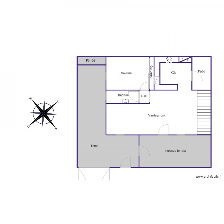 Planritning Mirador plan 1. Plan de 0 pièce et 0 m2