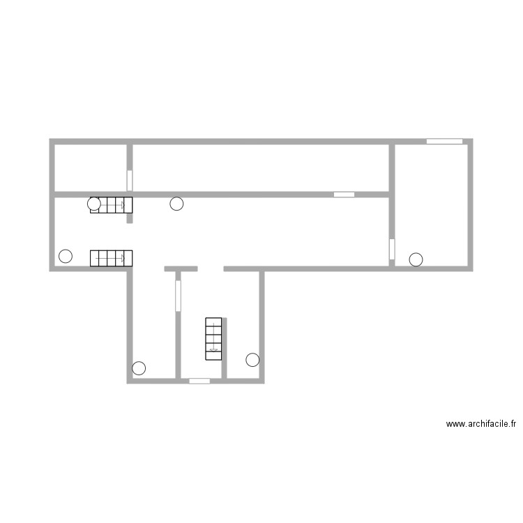 Boulangerie arbre a pain tierce. Plan de 4 pièces et 22 m2