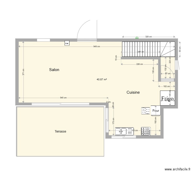 LE GRAND BLEU  AMENAGEMENT. Plan de 0 pièce et 0 m2