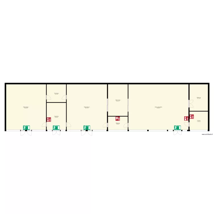 ancienne aile Chiny. Plan de ancienne aile Chiny. Plan de