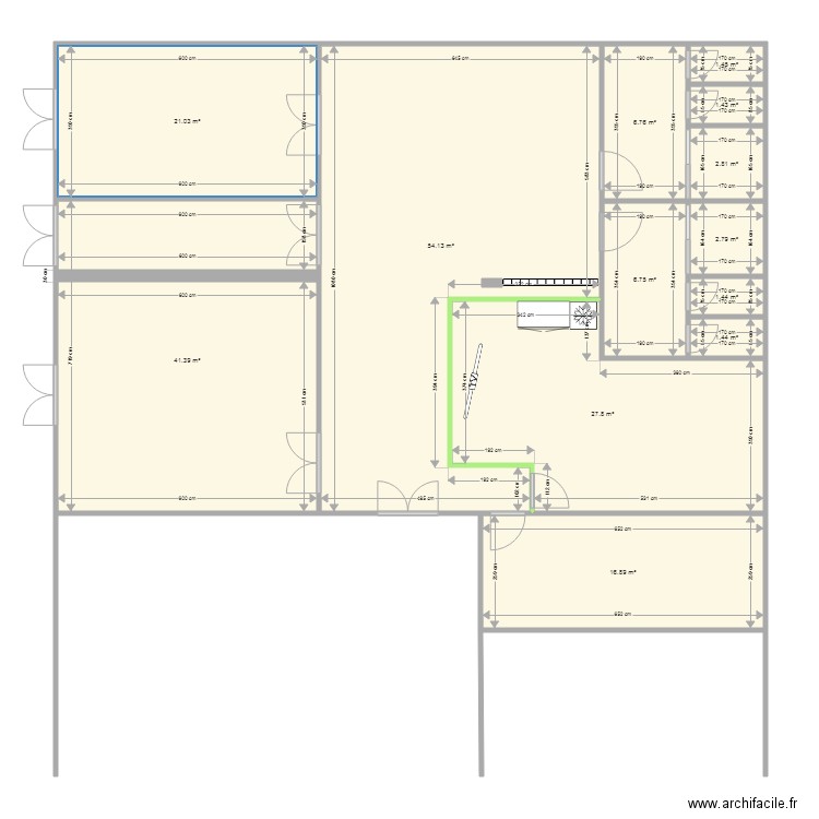 Projet visio V8. Plan de 0 pièce et 0 m2