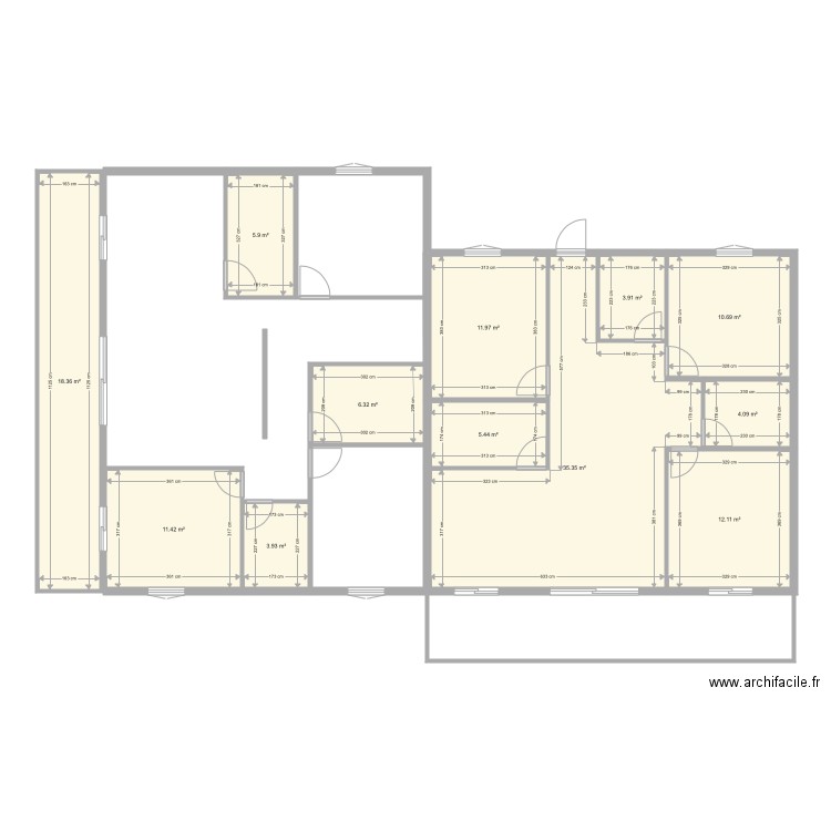 PROJET IMMEUBLE 6 APPART. Plan de 0 pièce et 0 m2