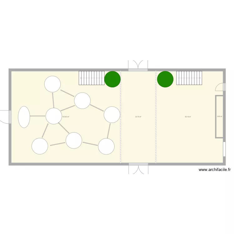 salle de réception. Plan de salle de réception. Plan de