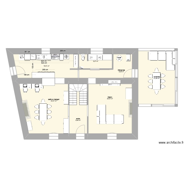 maison RC. Plan de 0 pièce et 0 m2