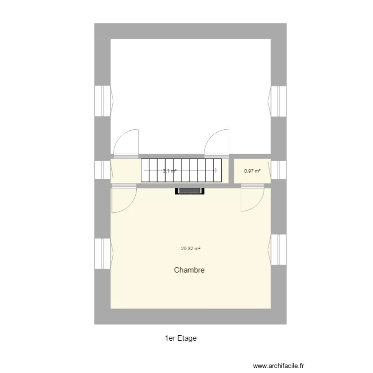 1er Etage Mesure. Plan de 1er Etage Mesure. Plan de