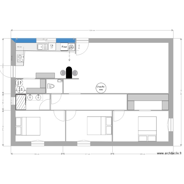 roinson. Plan de 0 pièce et 0 m2