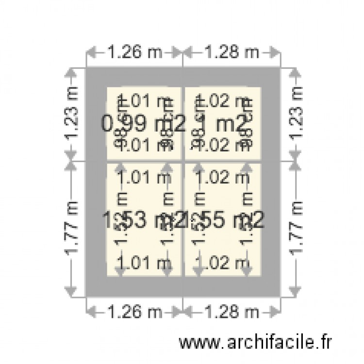 plan dressing porte. Plan de 0 pièce et 0 m2