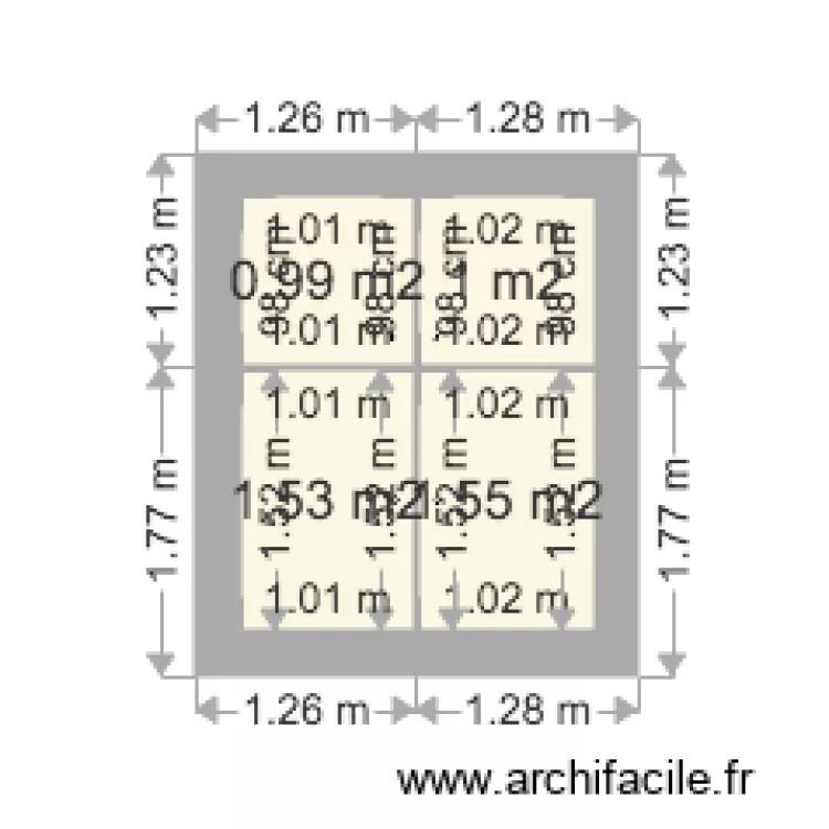 plan dressing porte. Plan de 