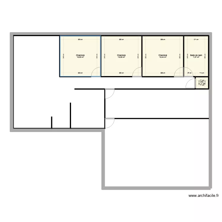 maison. Plan de 