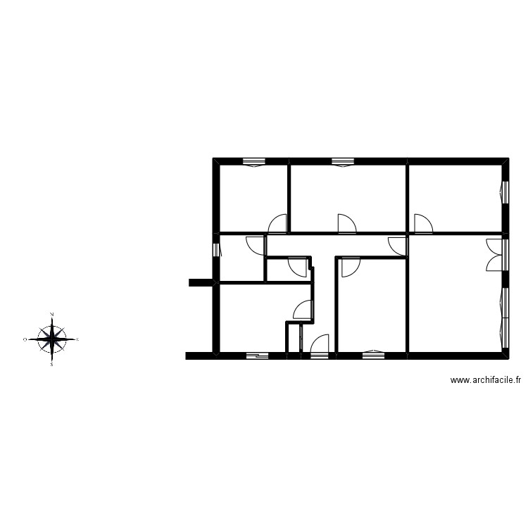 FERRONT. Plan de 10 pièces et 99 m2