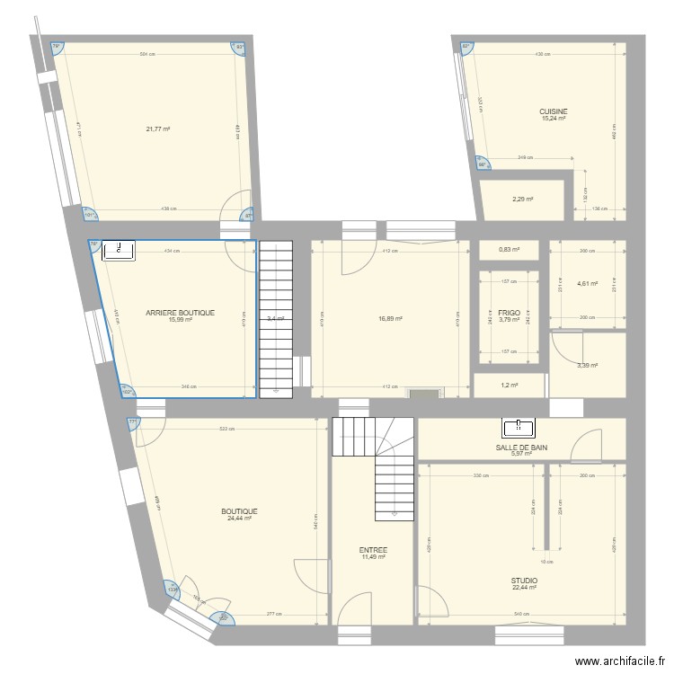 4RDP ETAGES. Plan de 0 pièce et 0 m2