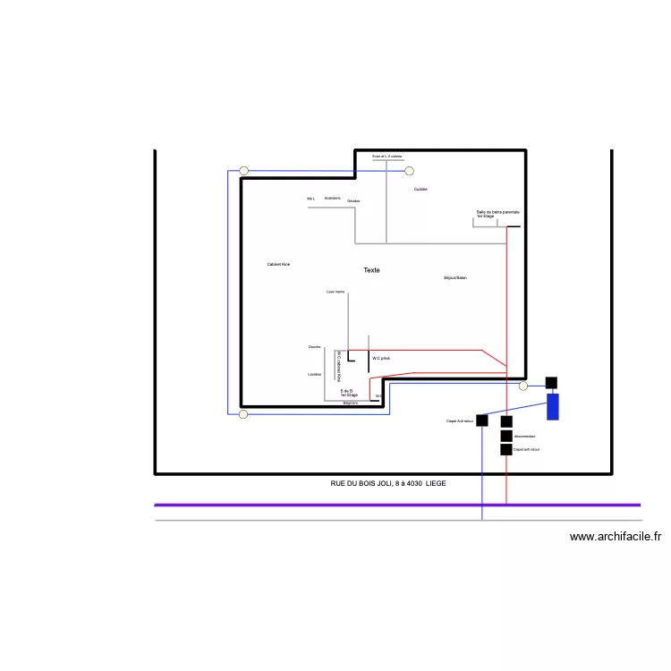 vandercammen 4030. Plan de 