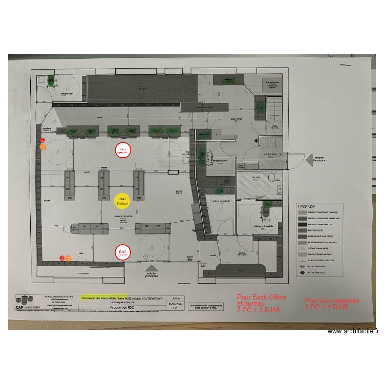 Pharmacie des Mont d'Orb. Plan de 0 pièce et 0 m2