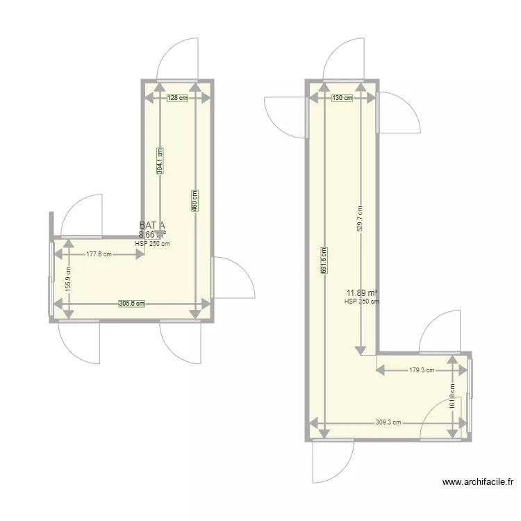 MONTJOVIS BAT A. Plan de 