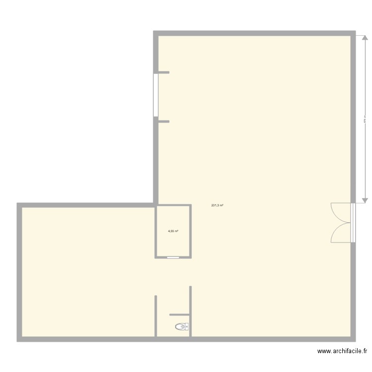 barns base. Plan de 0 pièce et 0 m2