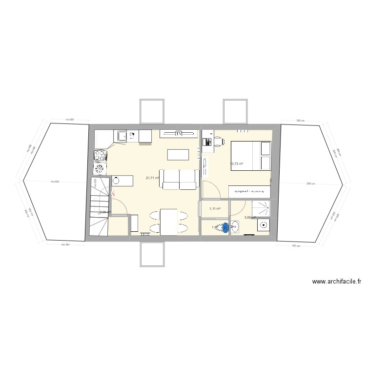 saint quentin rénové 2. Plan de 0 pièce et 0 m2