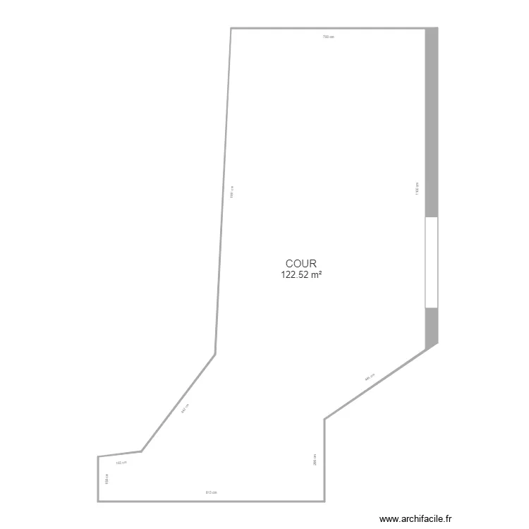 Landemaine cour EDL. Plan de 