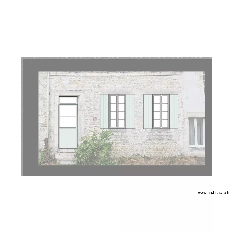 PLAN FACADE. Plan de 