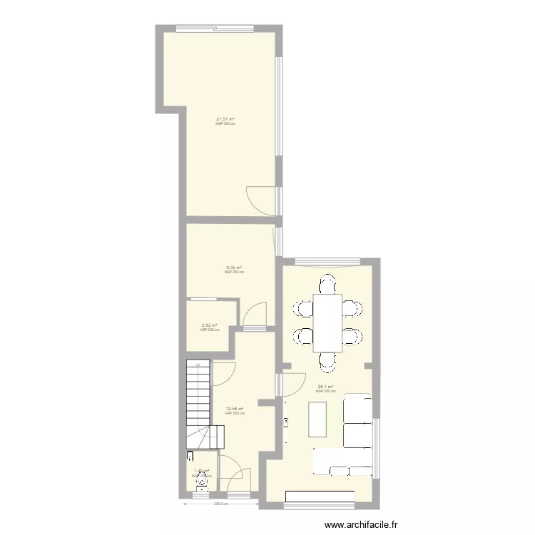 rdc final nouvelle construction. Plan de 