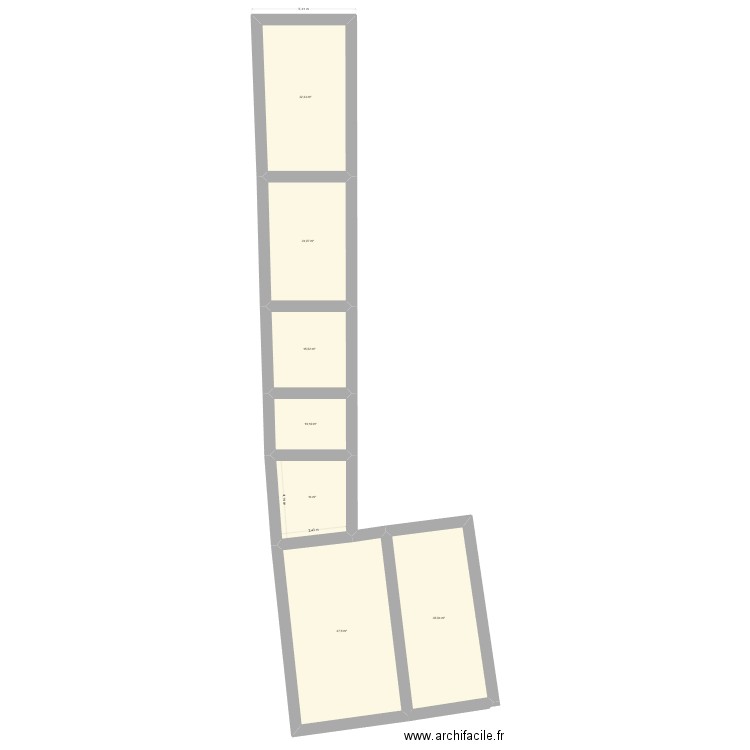 tvak. Plan de 7 pièces et 180 m2