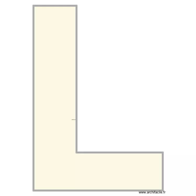 Salle expo temporaire. Plan de 1  et 345 m²