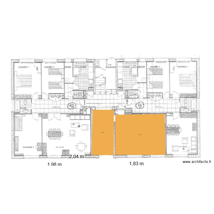 LE CUMIN RDC. Plan de 0 pièce et 0 m2