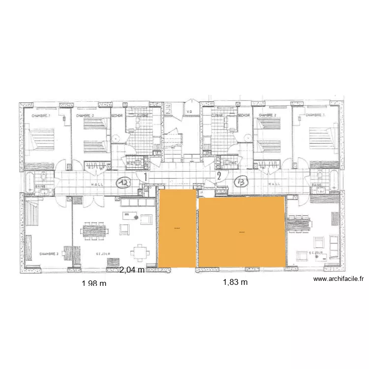 LE CUMIN RDC. Plan de LE CUMIN RDC. Plan de