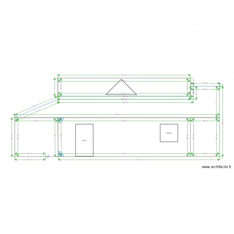 vue de coté DROIT. Plan de 0 pièce et 0 m2
