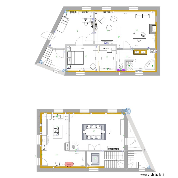 1er Etage ST Epain - Sylvia 2. Plan de 8 pièces et 258 m2